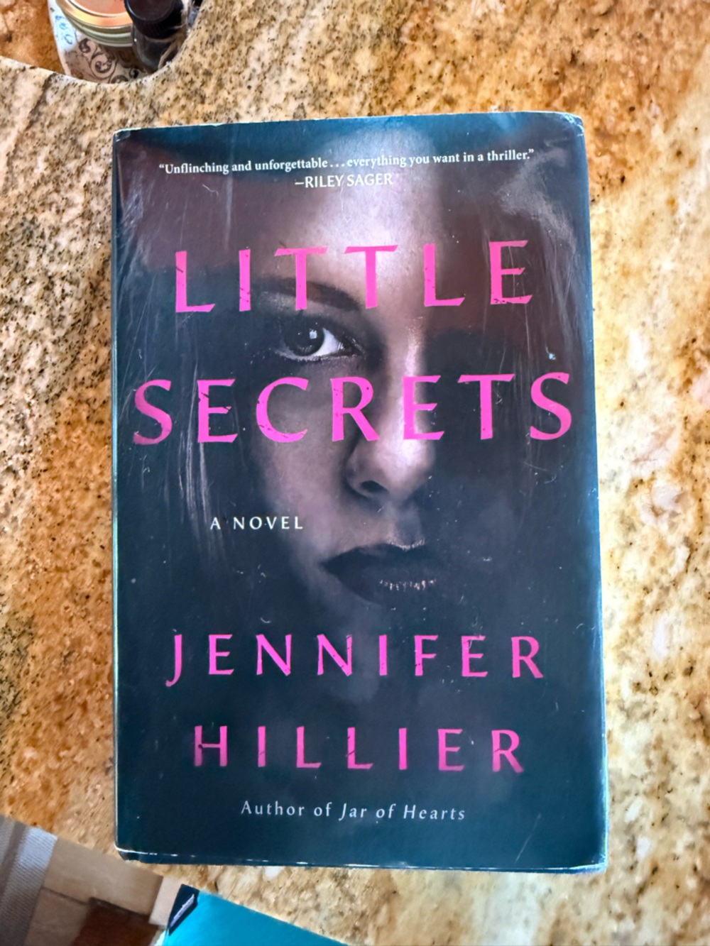 Little Secrets by Jennifer Hillier - Black Cover with Pink Text